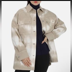 Stella McCartney Oversized Safari Tie-Dye Denim Jacket GORGEOUS & NWT